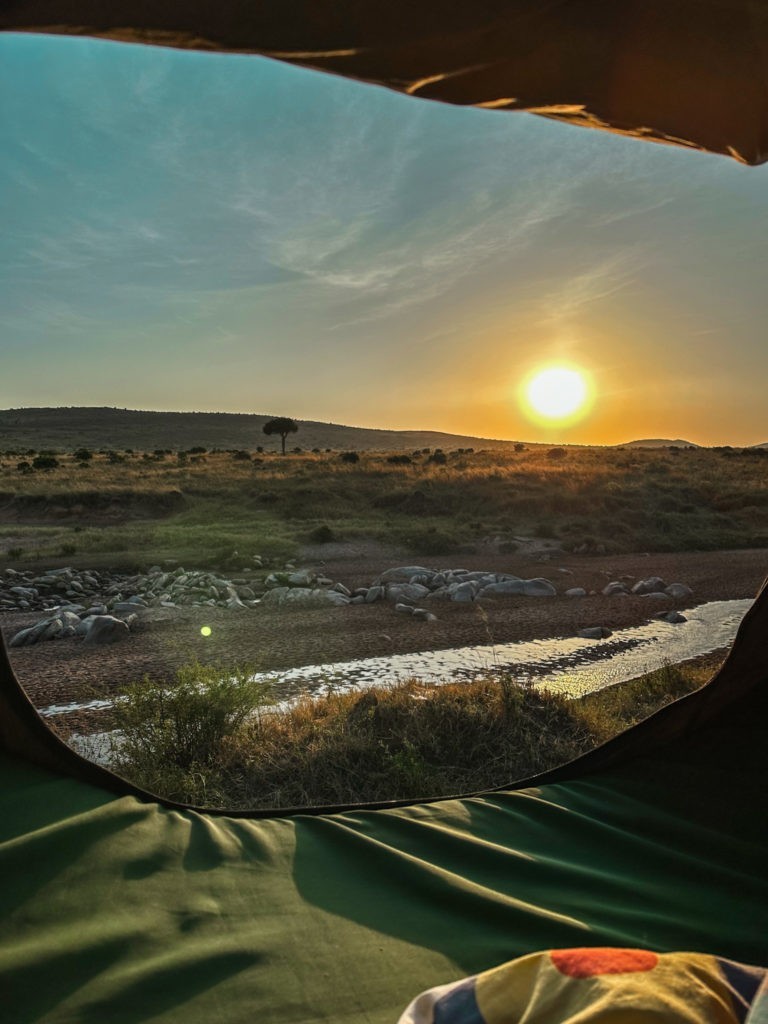 Camping at Sun River, a Public Campsite inside Masai Mara National Park