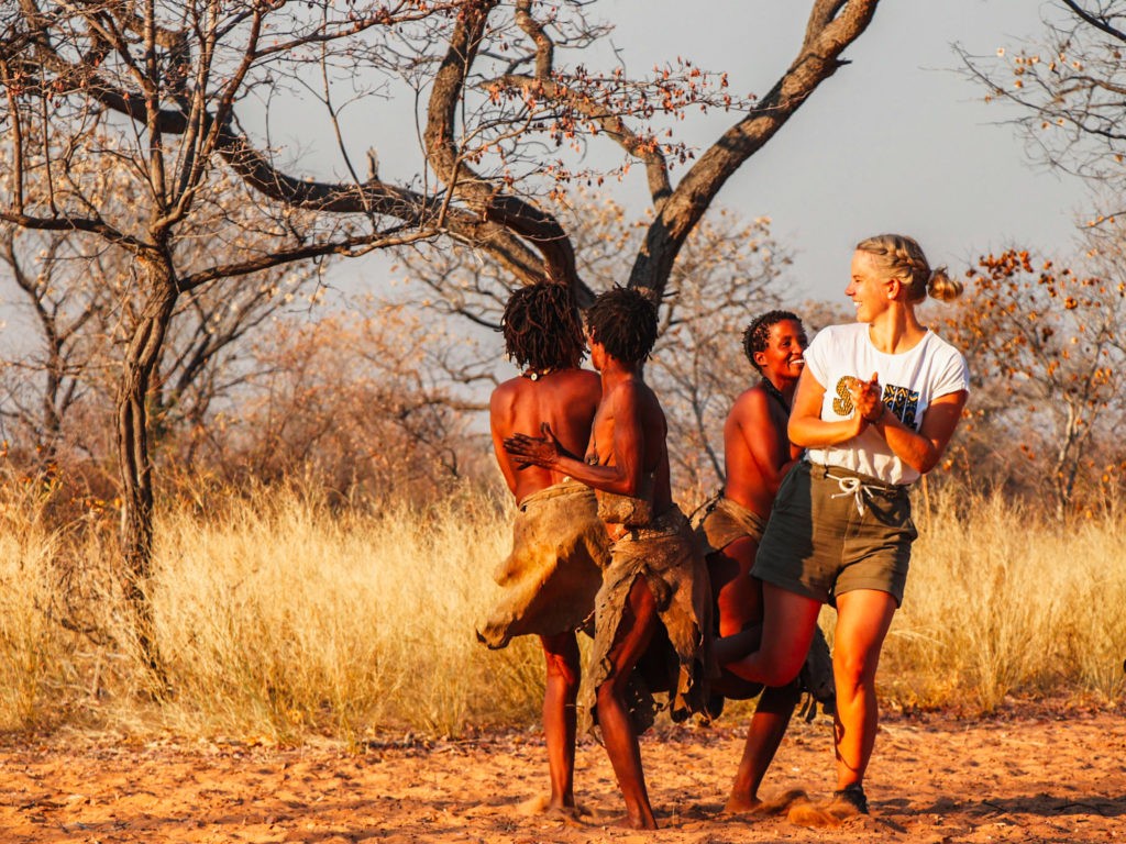 Sustainable Travel Tips - Respect and Support Locals (Local Tribe in Namibia, Ju'Hoansi)