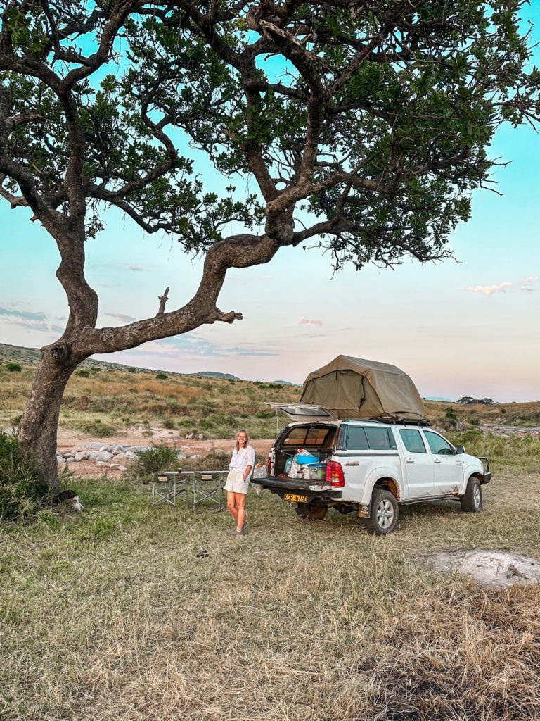 Camping in Masai Mara, Public Campsite, Sand River