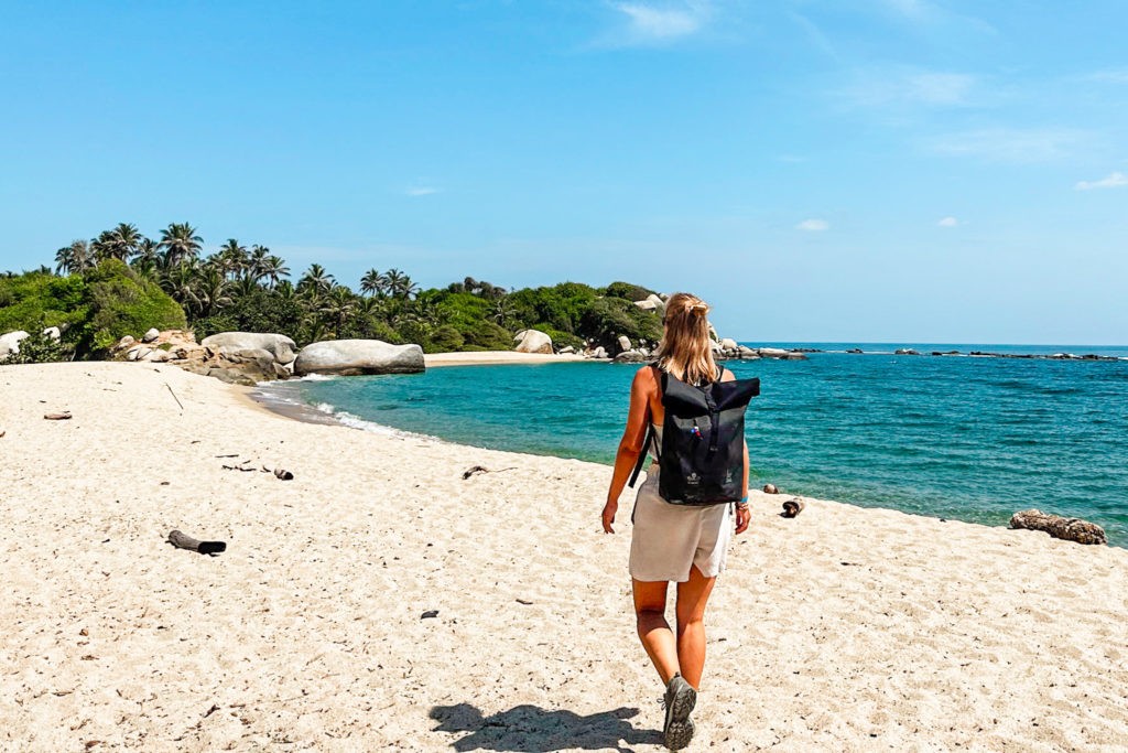 Sustainable Travel Tips - Pack Light (Tayrona National Park, Colombia)