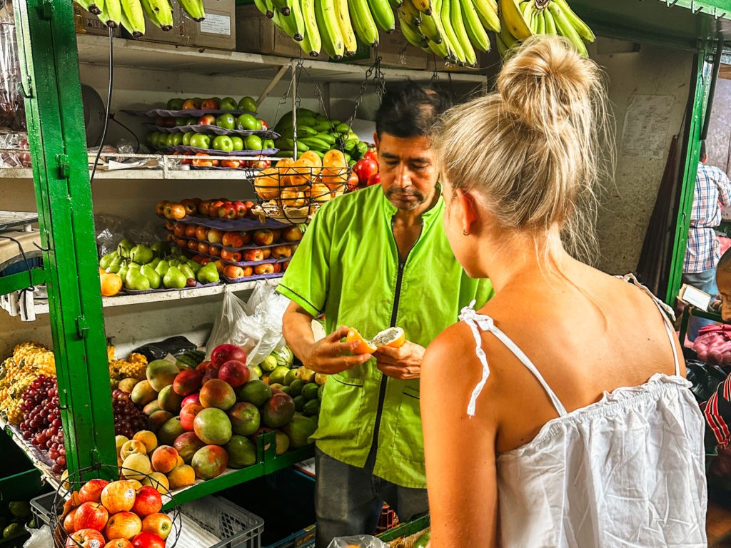 Sustainable Travel Tips - Market in Medellin, Colombia