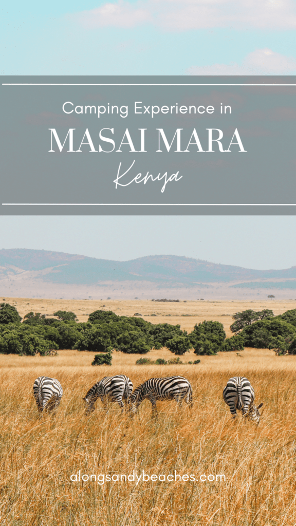 Camping in Masai Mara Pinterest Pin