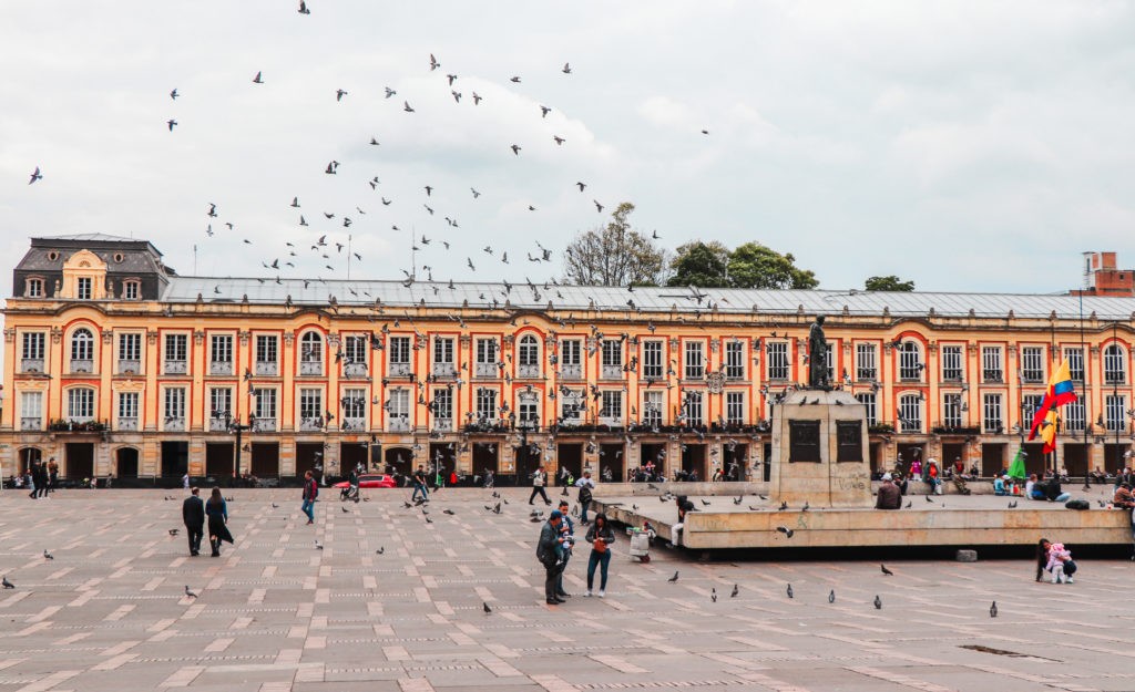 Best things to do in Bogota, Colombia: Visit La Plaza de Bolivar