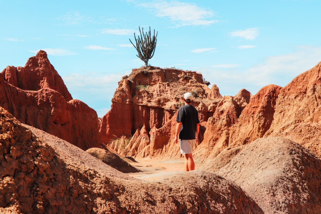 Visit the Tatacoa Desert - A Complete Guide: Walking through the Red Desert
