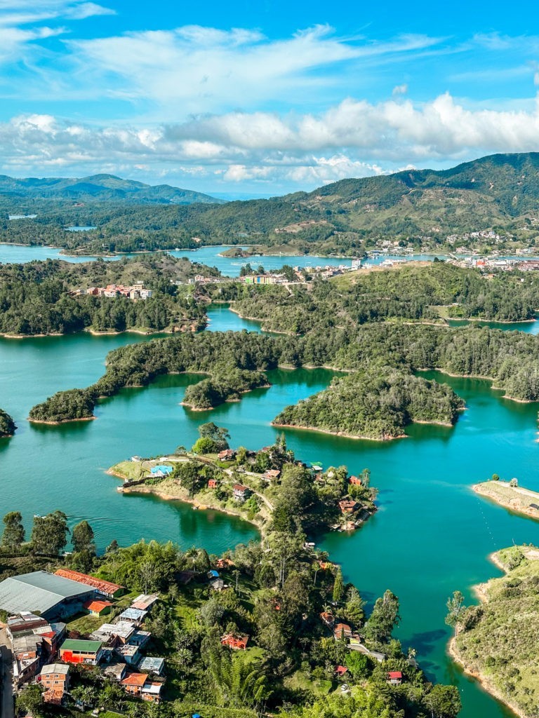 Best Things To Do in Guatape - View on the Lake from El Penol Rock in Guatape, Colombia