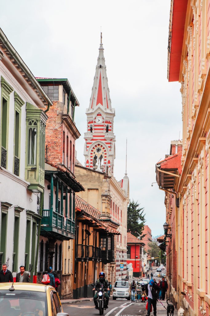 Best things to do in Bogota, Colombia: Wander around in La Calanderia with beautiful colonial architecture