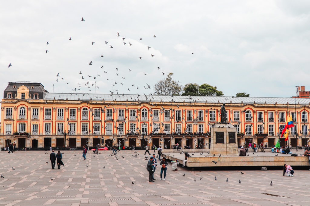 Best things to do in Bogota, Colombia: Visit La Plaza de Bolivar