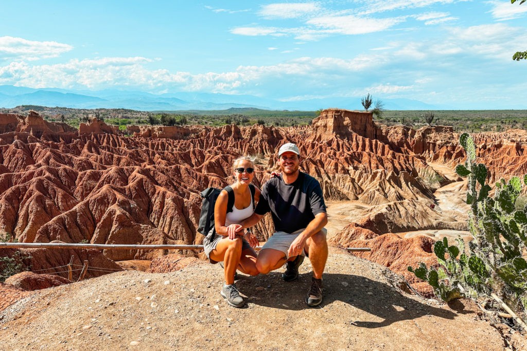 Visit the Tatacoa Desert - A Complete Guide: View over the Red Dessert