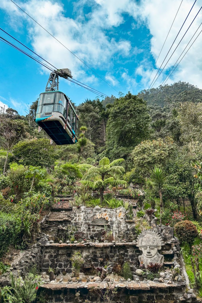 Best things to do in Bogota, Colombia: Take a cable car to the Monserrate