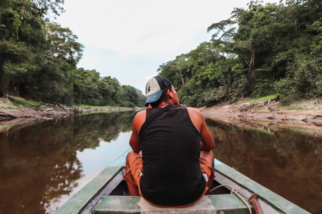Amazon Rainforest in Peru - Boat trip into the jungle