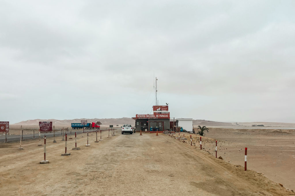 Paracas National Reserve Guide - Entrance to the reserve