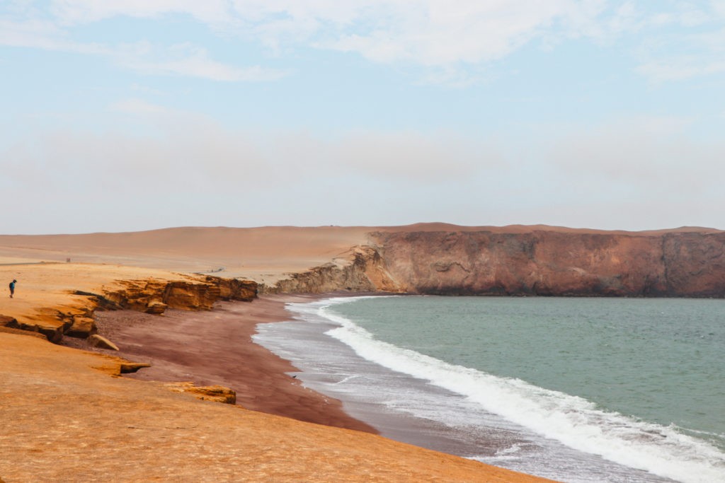 Paracas National Reserve Guide - Famos Playa Roja or the Red Beach