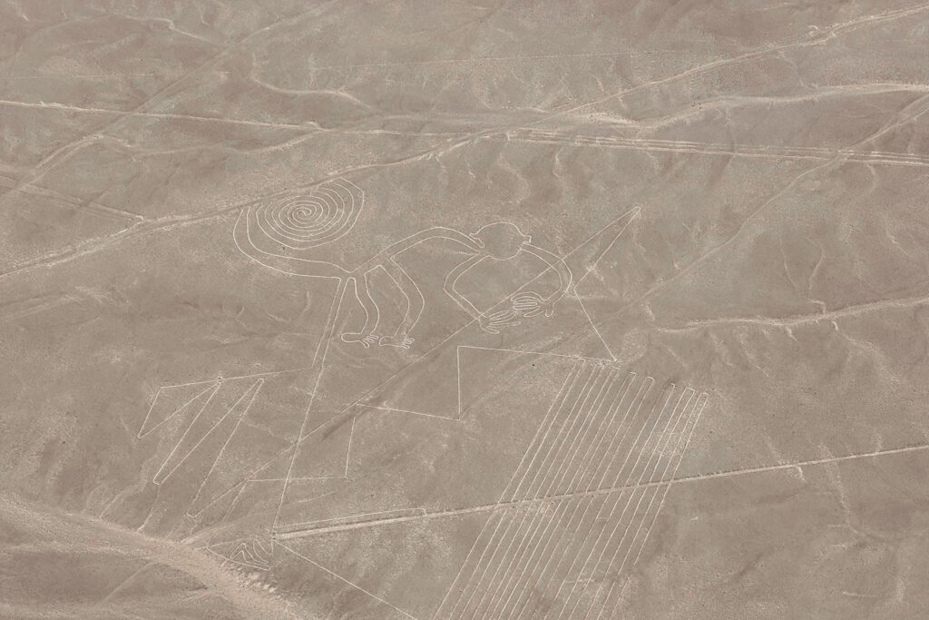 Nazca Travel Guide: Nazca Lines (Monkey)