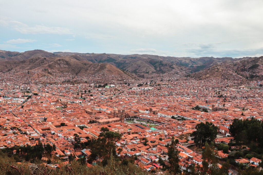 Best things to do in Cusco, Peru: Enjoy the views over Cusco from the White Christ viewpoint