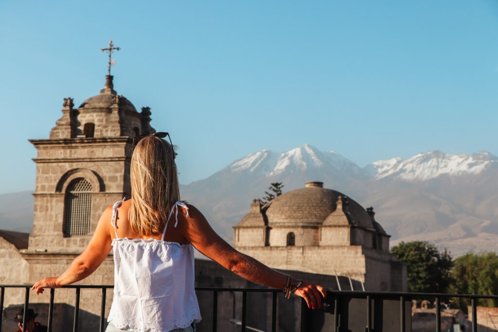 Best things to do in Arequipa: Hidden viewpoint over Arequipa