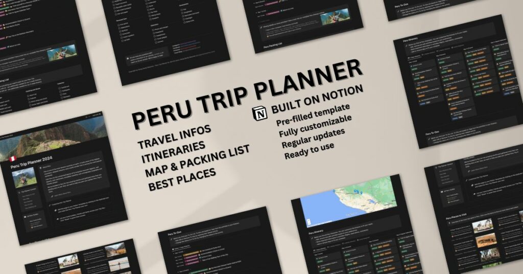 Peru Trip Planner