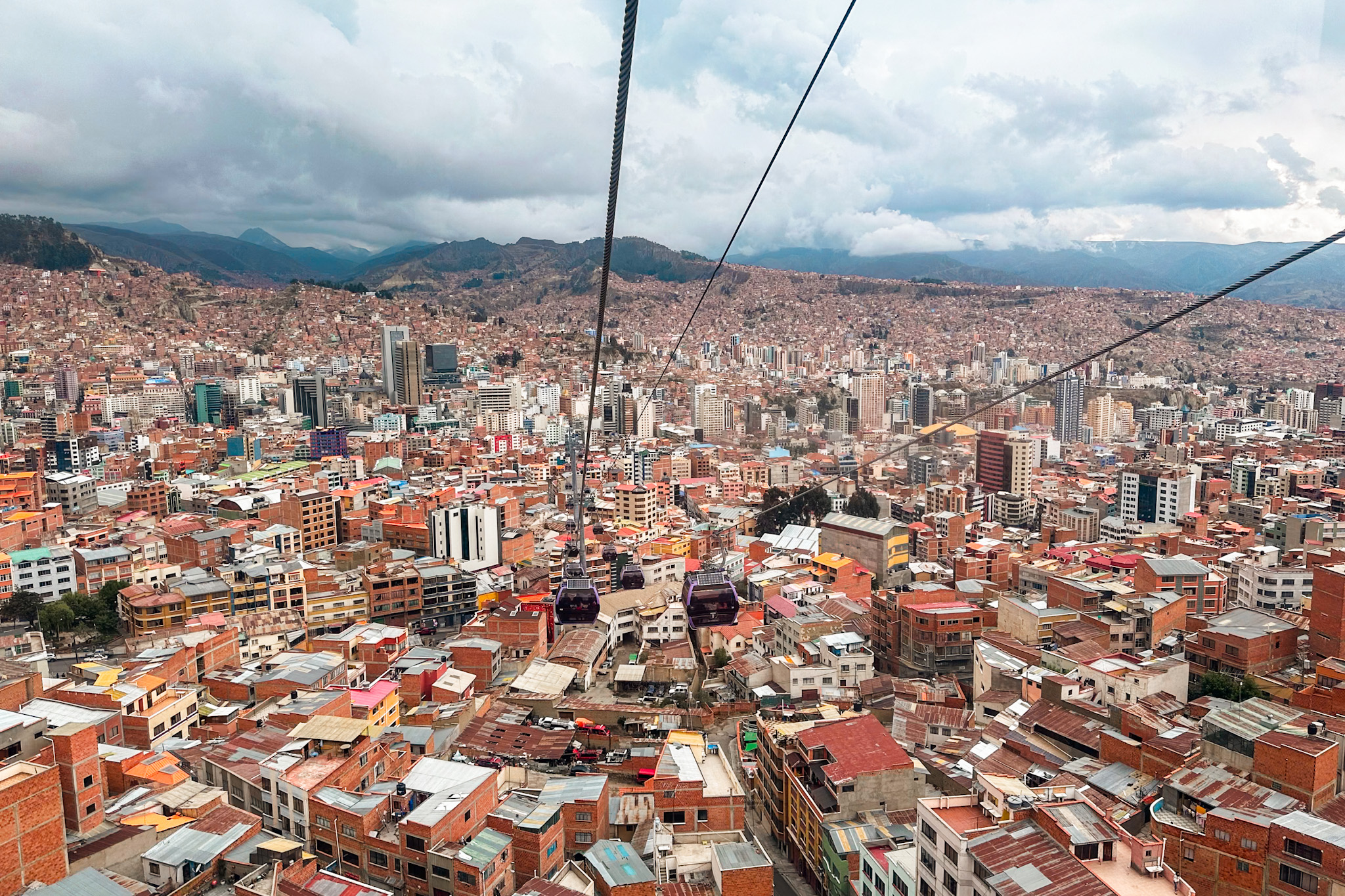 Things to do in La Paz, Bolivia: Take a cable car for panoramic city views
