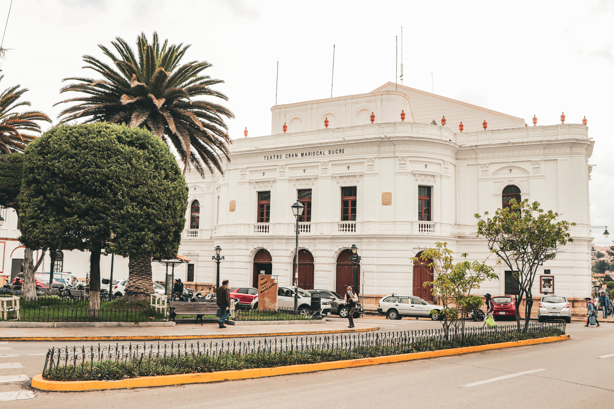 Best Things to Do in Sucre, Bolivia: White colonial-style theater house